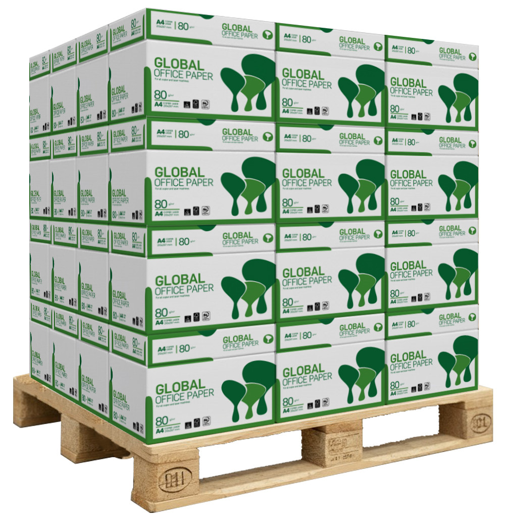 Carta Global Office Paper A4 80 gr - Bancale da 240 risme