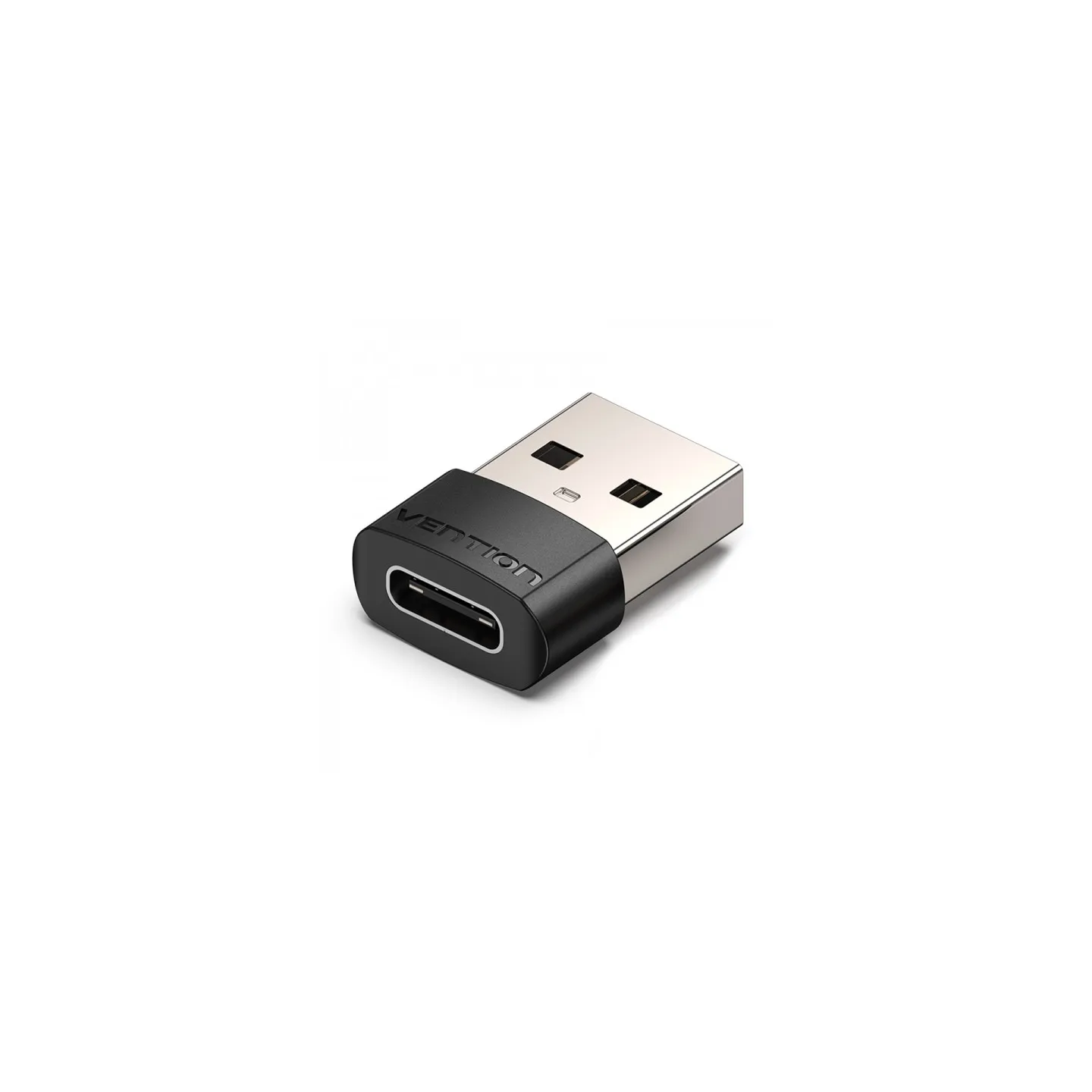 Adattatore USB 2.0 USB-C maschio a USB femmina di Vention - Nero