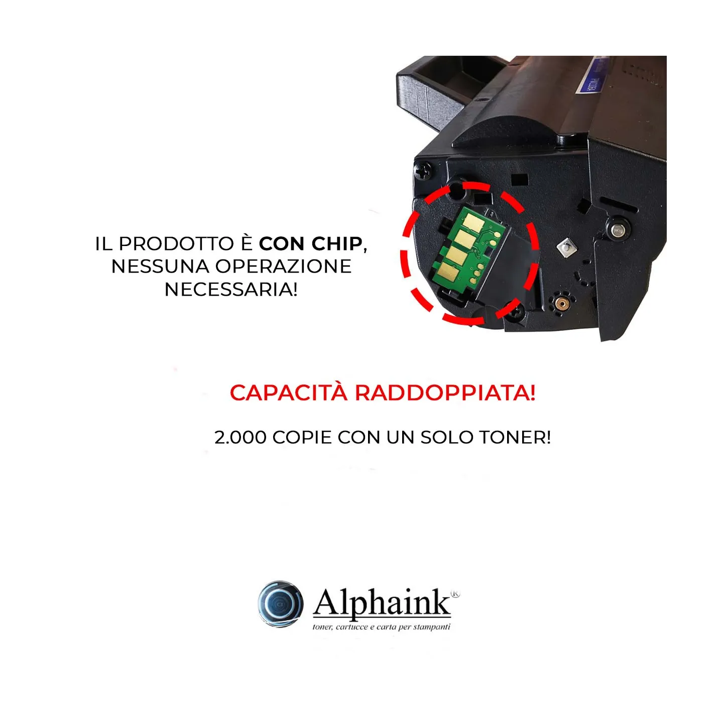 Kit da 3 Toner W1106XXL Compatibili HP CON CHIP Nero