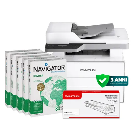 Bundle Stampa: Pantum BM4240ADW Toner TL-A4201H Carta A4
