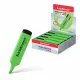 10 Evidenziatori ErichKrause Visioline V-21 Verde Asciugatura Rapida