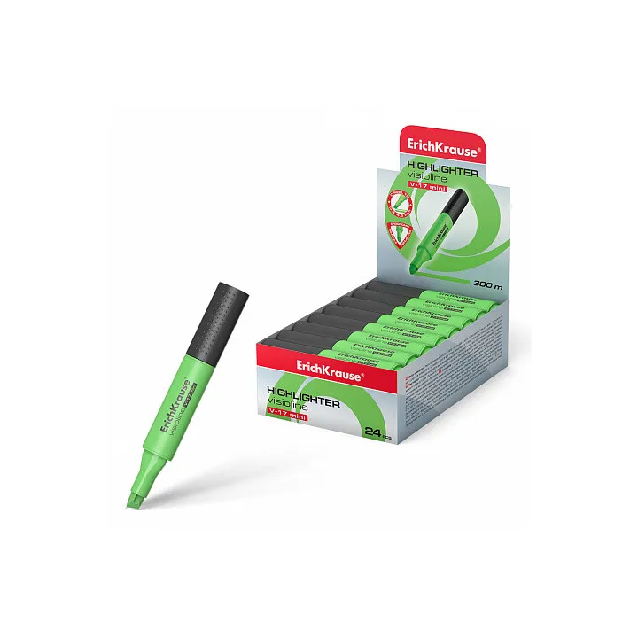 Box da 24 Evidenziatore ErichKrause Visioline V-17 Mini Verde