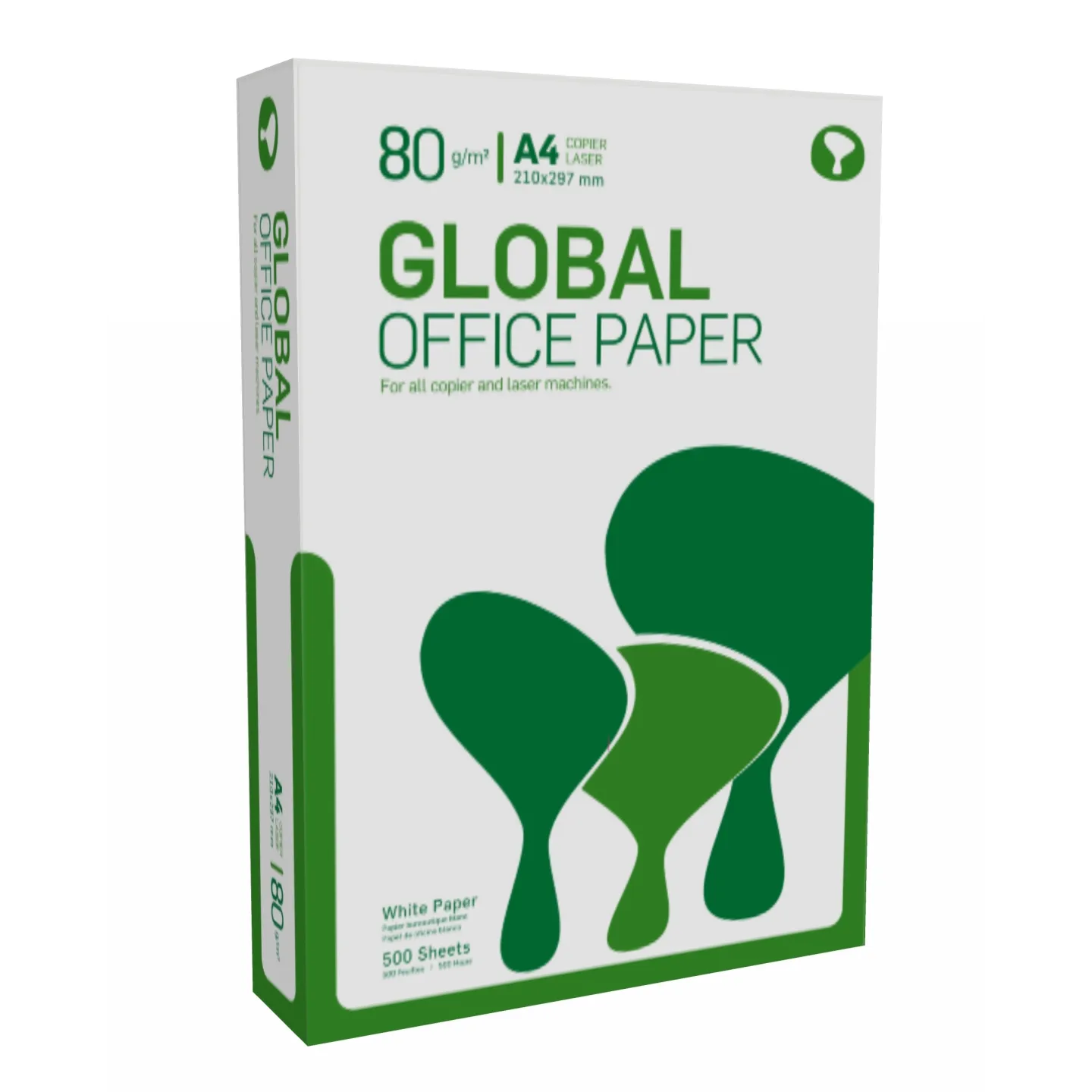 Carta Global Office Paper A4 80 gr – 1 Risma | Uso Quotidiano