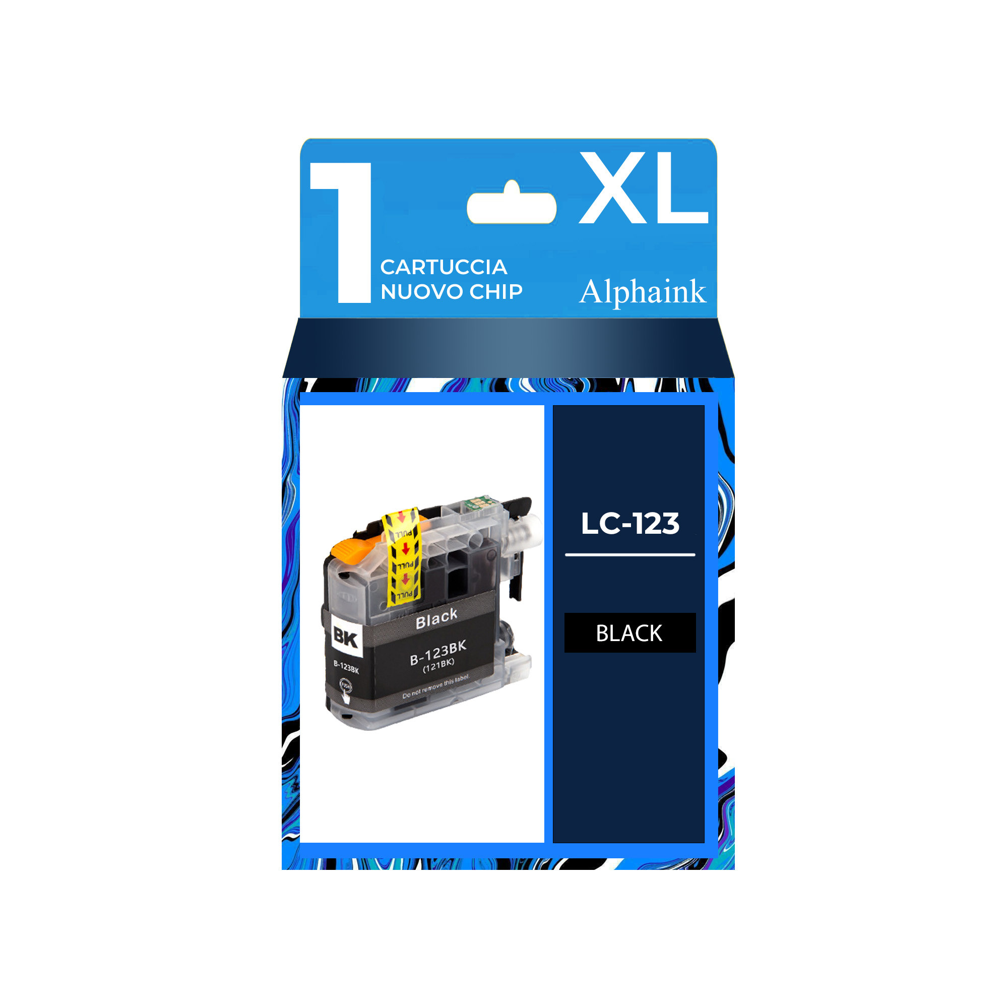 5 Cartucce Nere LC123XL Compatibili Yowell Per Brother MFC-J470DW, J4410DW, J6520DW – Resa 600 Pagine Per Cartuccia