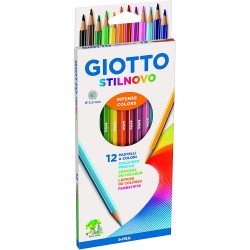 Giotto Stilnovo - Astuccio 12 Pastelli, Multicolore Giotto Stilnovo - Astuccio 12 Pastelli, Multicolore