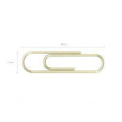 Graffette ErichKrause Placcate in Ottone da 33 mm – Confezione da 100 pezzi Graffette ErichKrause Placcate in Ottone da 33 mm – Confezione da 100 pezzi