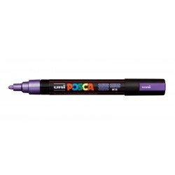 Pennarello Uni Posca - Viola Metal - Punta media Pennarello Uni Posca - Viola Metal - Punta media