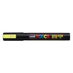Pennarello Uni Posca - Giallo Fluo - Punta media Pennarello Uni Posca - Giallo Fluo - Punta media