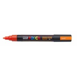 Pennarello Uni Posca - Arancione Fluo - Punta media Pennarello Uni Posca - Arancione Fluo - Punta media
