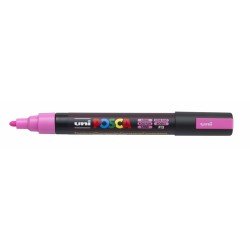 Pennarello Uni Posca - Rosa Fluo - Punta media Pennarello Uni Posca - Rosa Fluo - Punta media
