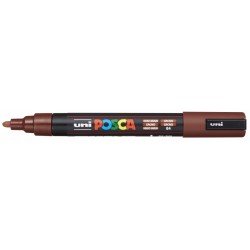 Pennarello Uni Posca - Cacao - Punta media Pennarello Uni Posca - Cacao - Punta media