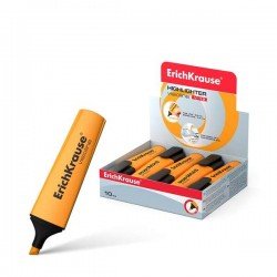 1 Evidenziatore fluorescente Erichkrause Visioline V-12 - Punta smussata - Inchiostro a base d'acqua - Colore arancione 1 Evidenziatore fluorescente Erichkrause Visioline V-12 - Punta smussata - Inchiostro a base d'acqua - Colore arancione