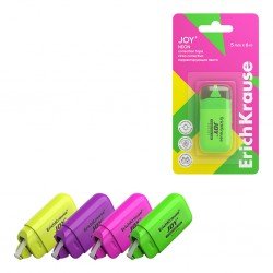 Nastro correttore ErichKrause JOY®, 5mm x 6m, assortito (blister 1 pz.)