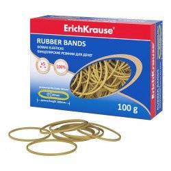 Elastici ErichKrause 60 mm x 100 mm – Scatola da 100 g Elastici ErichKrause 60 mm x 100 mm – Scatola da 100 g
