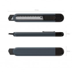 Taglierino ErichKrause Butterfly Classic 18 mm – Blocco Automatico – Grigio – Blister 1 pz Taglierino ErichKrause Butterfly Classic 18 mm – Blocco Automatico – Grigio – Blister 1 pz