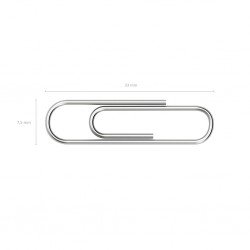 Graffette zincate ErichKrause 33 mm (confezione da 100 pz) Graffette zincate ErichKrause 33 mm (confezione da 100 pz)