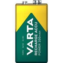 Batteria Ricaricabile 9V 200mAh Varta Batteria Ricaricabile 9V 200mAh Varta