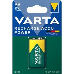 Batteria Ricaricabile 9V 200mAh Varta Batteria Ricaricabile 9V 200mAh Varta