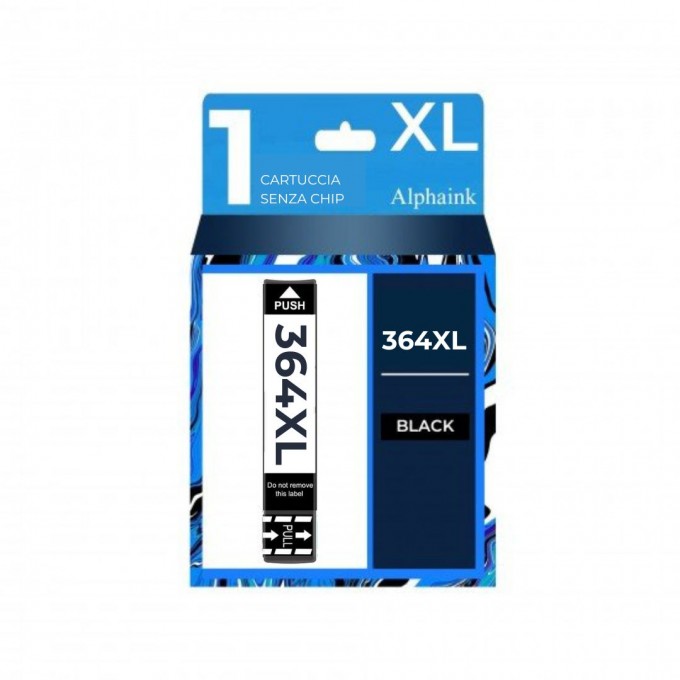 Cartuccia HP 364XL BK CB321EE Nero Senza CHIP Compatibile Cartuccia HP 364XL BK CB321EE Nero Senza CHIP Compatibile