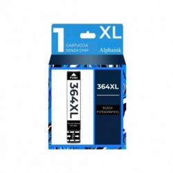 Cartuccia HP 364XL BK CB322EE Nero Fotografico Senza CHIP Compatibile Cartuccia HP 364XL BK CB322EE Nero Fotografico Senza CHIP Compatibile