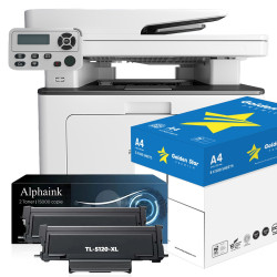 Stampante Pantum BM5100ADW con WiFi, Scanner Fronte Retro Automatico, Stampa Fronte Retro Automatica, 2 Toner TL-5120-XL 5 Risme di Carta A4 75gr Golden Star Stampante Pantum BM5100ADW con WiFi, Scanner Fronte Retro Automatico, Stampa Fronte Retro Automatica, 2 Toner TL-5120-XL 5 Risme di Carta A4 75gr Golden Star