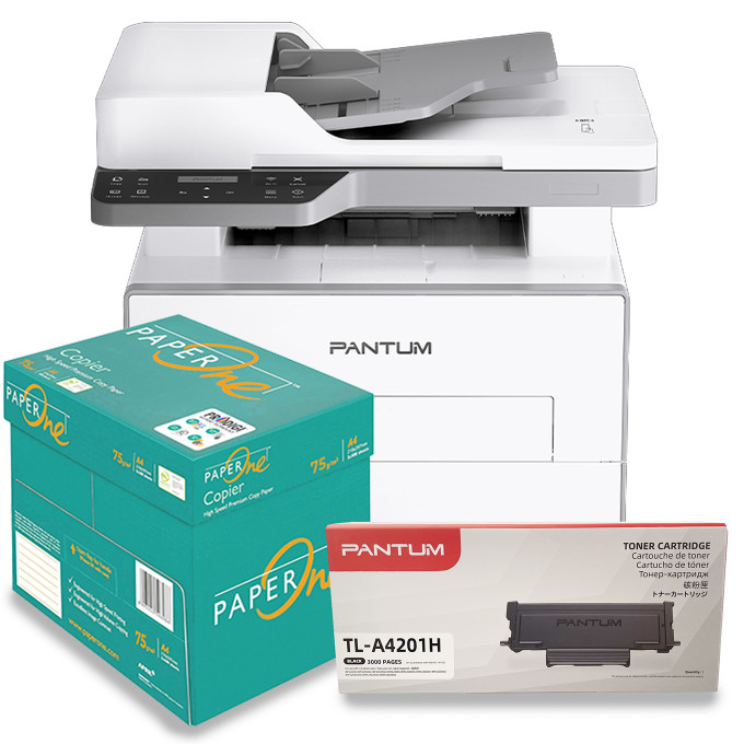 Stampante Pantum BM4240ADW con Toner Originale TL-A4201H e 5 Risme Carta Stampante Pantum BM4240ADW con Toner Originale TL-A4201H e 5 Risme Carta