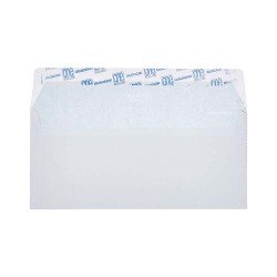 Buste Bianche Blasetti 11x23 cm Senza Finestra Autoadesiva Confezione da 25
