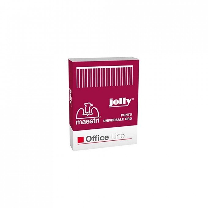 Punti Metallici Maestri per Cucitrice Jolly Oro Passo 6 mm - 10.000 punti