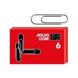 Fermagli Zincati Leone 5 Confezioni da 100 pz. Misura N. 6 Fermagli Zincati Leone 5 Confezioni da 100 pz. Misura N. 6