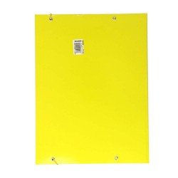 Esselte C46 Cartella a 3 lembi Realizzata in Cartoncino da 550 gr con Elastico Colore Giallo Confezione da 5 Esselte C46 Cartella a 3 lembi Realizzata in Cartoncino da 550 gr con Elastico Colore Giallo Confezione da 5