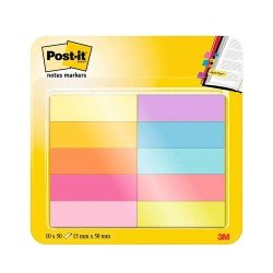 Post-it Segnapagina in Carta 10 Colori Assortiti 12.7 x 44 mm 50 Segnapagina per Ogni Colore Post-it Segnapagina in Carta 10 Colori Assortiti 12.7 x 44 mm 50 Segnapagina per Ogni Colore