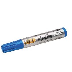 BIC Marking 2000 Pennarelli Indelebili Colore Blu Punta Tonda (1.7 mm) Confezione da 12 Marcatori BIC Marking 2000 Pennarelli Indelebili Colore Blu Punta Tonda (1.7 mm) Confezione da 12 Marcatori