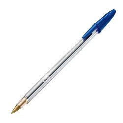BIC Penne Blu a Sfera, Cristal Original, Punta Media, 1 mm, Confezione da 50 Penne BIC Penne Blu a Sfera, Cristal Original, Punta Media, 1 mm, Confezione da 50 Penne