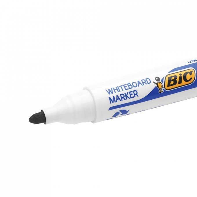 BiC Velleda 4 pennarelli Multicolore per lavagna magnetica, punta rotonda, tratto 1,4 mm