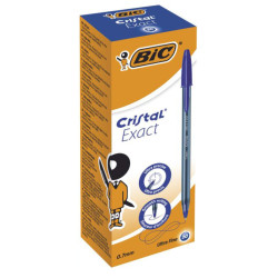 Penne a Sfera BIC Cristal Exact Blu - Confezione da 20 pz