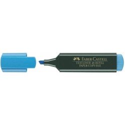 Faber Castell Set Evidenziatori Blu Textliner 48 - Confezione da 10 Faber Castell Set Evidenziatori Blu Textliner 48 - Confezione da 10