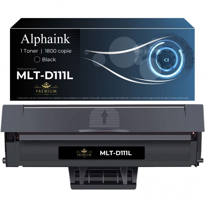 Toner Compatibile Samsung MLT-D111L SU799A Nero | Alphaink Toner Compatibile Samsung MLT-D111L SU799A Nero | Alphaink