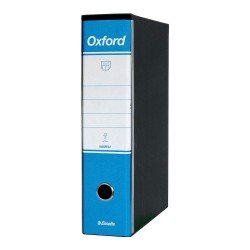 Esselte Oxford Registratore Archivio Dorso 8 cm G-85 Colore Azzurro Confezione da 6 Esselte Oxford Registratore Archivio Dorso 8 cm G-85 Colore Azzurro Confezione da 6