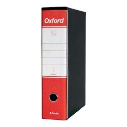 Esselte Oxford Registratore Archivio Dorso 8 cm G-85 Colore Rosso Confezione da 6 Esselte Oxford Registratore Archivio Dorso 8 cm G-85 Colore Rosso Confezione da 6