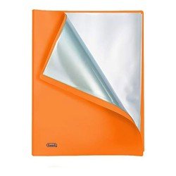 Portalistino Favorit Formato A4 40 Buste Trasparenti Finitura in Buccia d'Arancia Colore Arancione Portalistino Favorit Formato A4 40 Buste Trasparenti Finitura in Buccia d'Arancia Colore Arancione
