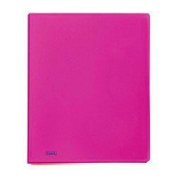 Portalistino Favorit Formato A4 40 Buste Trasparenti Finitura in Buccia d'Arancia Colore Fucsia Portalistino Favorit Formato A4 40 Buste Trasparenti Finitura in Buccia d'Arancia Colore Fucsia