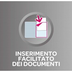 Portalistino Favorit Formato A4 40 Buste Trasparenti Finitura in Buccia d'Arancia Colore Verde Portalistino Favorit Formato A4 40 Buste Trasparenti Finitura in Buccia d'Arancia Colore Verde