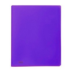 Portalistino Favorit Formato A4 40 Buste Trasparenti Finitura in Buccia d'Arancia Colore Viola Portalistino Favorit Formato A4 40 Buste Trasparenti Finitura in Buccia d'Arancia Colore Viola