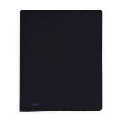 Portalistino Favorit Formato A4 40 Buste Trasparenti Finitura in Buccia d'Arancia Colore Nero Portalistino Favorit Formato A4 40 Buste Trasparenti Finitura in Buccia d'Arancia Colore Nero