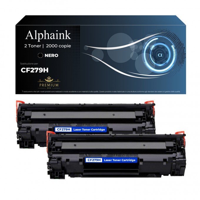 2 Toner HP CF279H 79H Alta Capacità Nero Compatibili