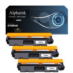 3 Toner HP CF294A 94A Nero Compatibile