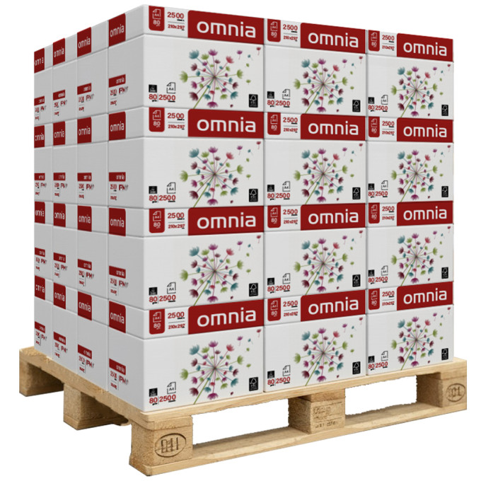 Carta Omnia Premium A4 80 gr - Bancale 240 risme