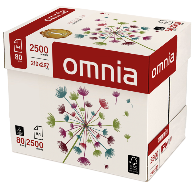 Carta Omnia Premium A4 80 gr - 10 risme Carta Omnia Premium A4 80 gr - 10 risme