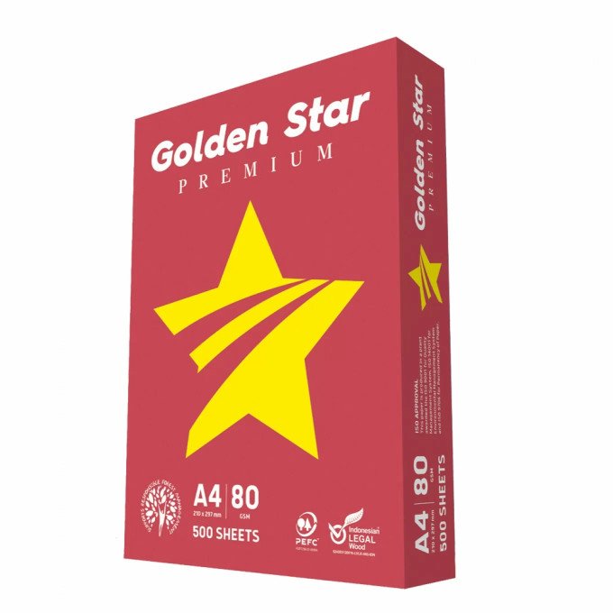 Bancale Carta A4 Golden Star 80 gr - 120 risme per fotocopie e stampe