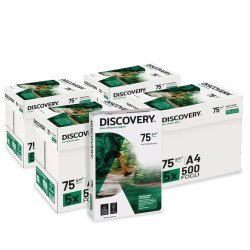 Carta A4 75 gr Discovery Navigator - 20 Risme Per Stampante, Ufficio, Fotocopie, Multiuso - Bianca Carta A4 75 gr Discovery Navigator - 20 Risme Per Stampante, Ufficio, Fotocopie, Multiuso - Bianca